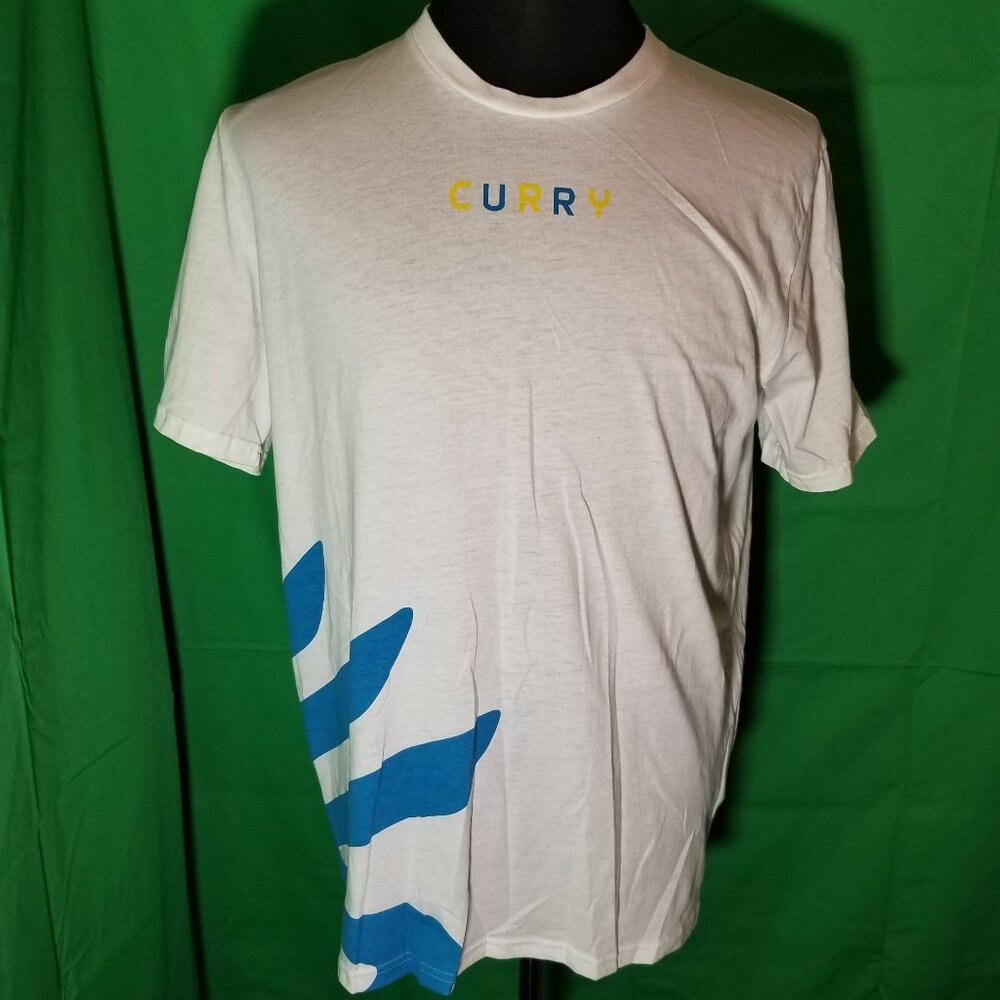 Under Armour x Curry White Men's Medium Loose 2021 Casual Lightweight Gym Retro